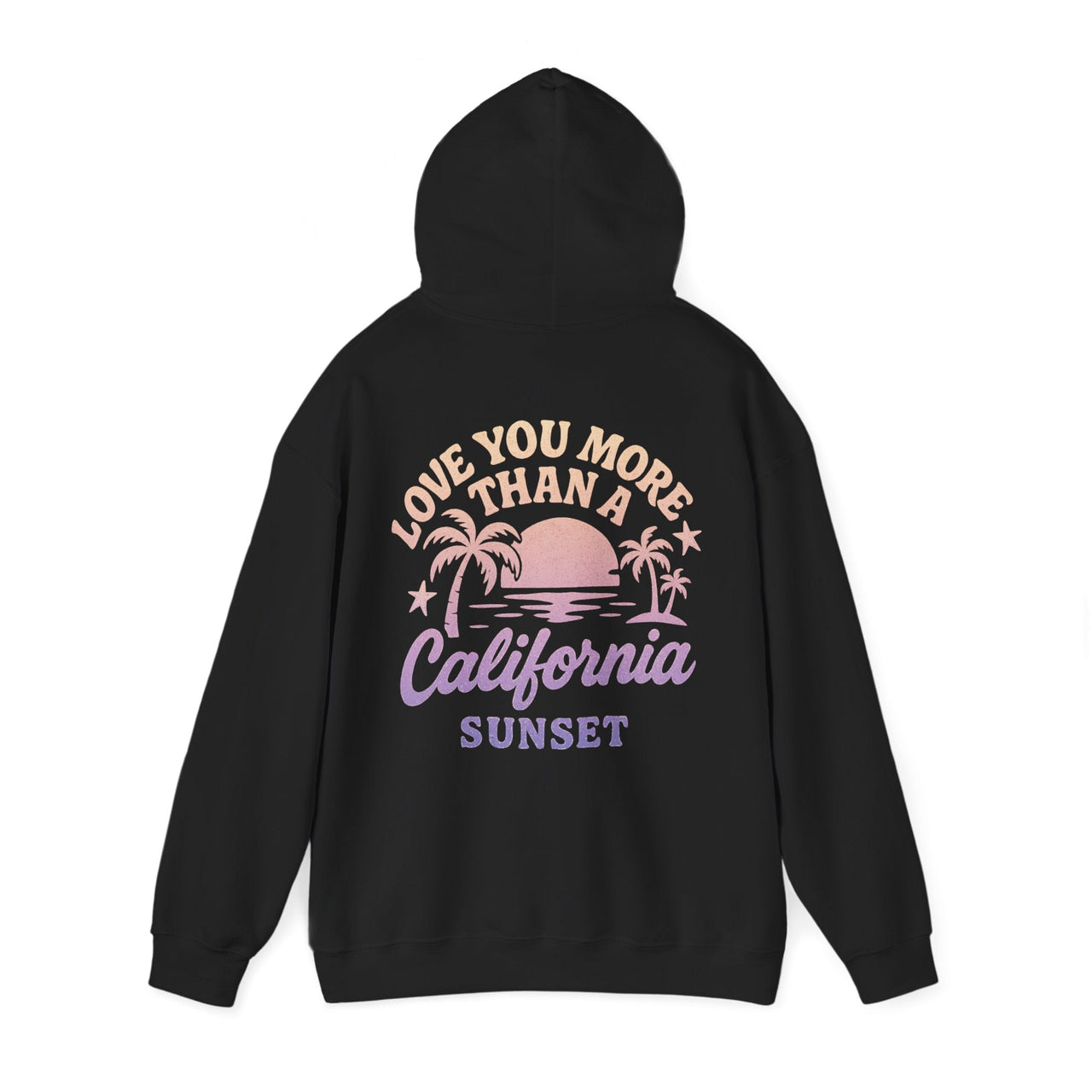 Wallen California Sunset Double Sided Beach Hoodie - Sunlit Funlit Country Music Tees