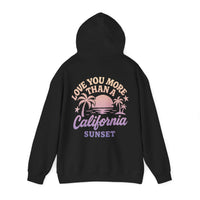Thumbnail for Wallen California Sunset Double Sided Beach Hoodie - Sunlit Funlit Country Music Tees