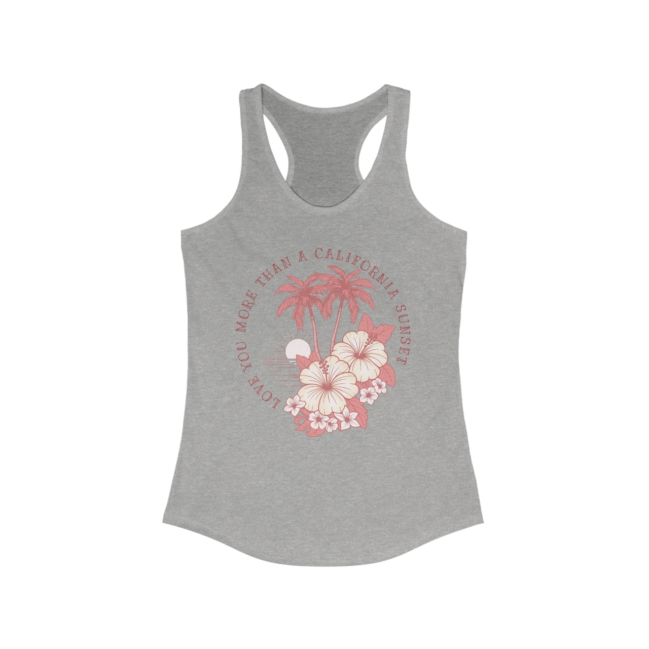 Wallen California Sunset Racerback Tank - Sunlit Funlit Country Music Tees