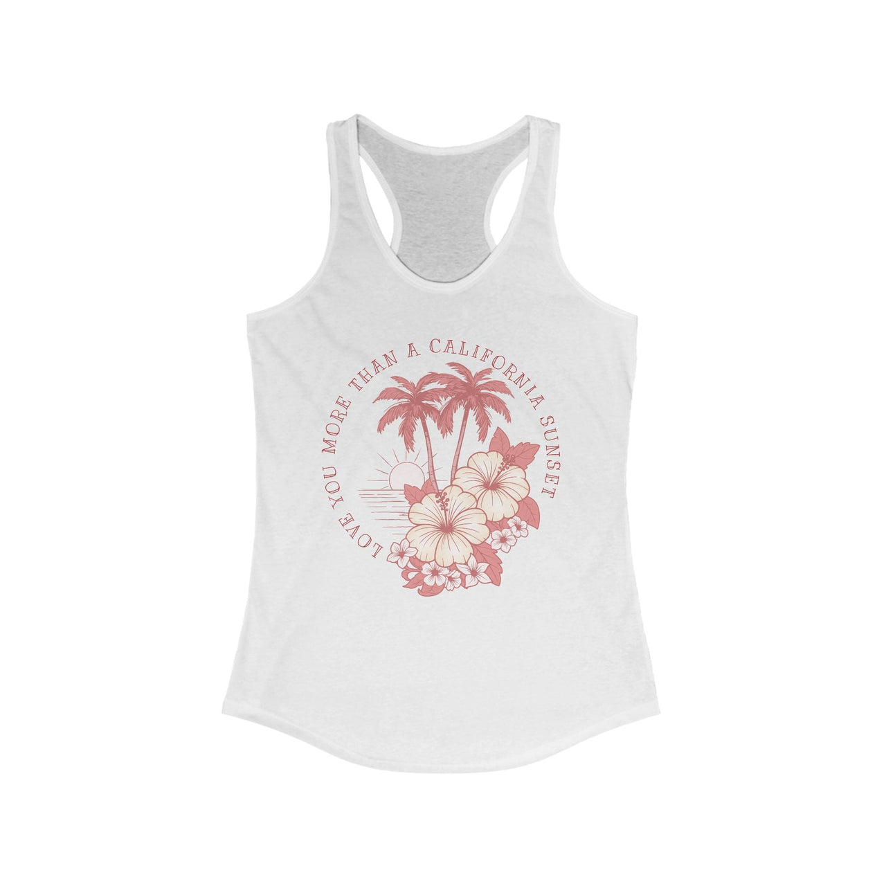 Wallen California Sunset Racerback Tank - Sunlit Funlit Country Music Tees