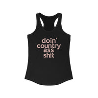 Thumbnail for Wallen Doin' Country Ass Sh*t Racerback Tank - Sunlit Funlit Country Music Tees