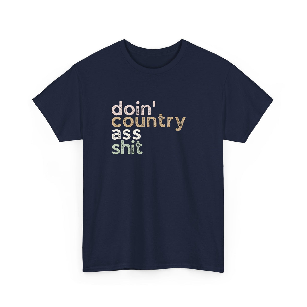 Wallen Doin' Country Ass Sh*t Stacked Tee - Sunlit Funlit Country Music Tees