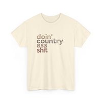 Thumbnail for Wallen Doin' Country Ass Sh*t Stacked Tee - Sunlit Funlit Country Music Tees
