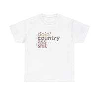 Thumbnail for Wallen Doin' Country Ass Sh*t Stacked Tee - Sunlit Funlit Country Music Tees