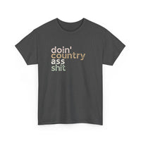 Thumbnail for Wallen Doin' Country Ass Sh*t Stacked Tee - Sunlit Funlit Country Music Tees