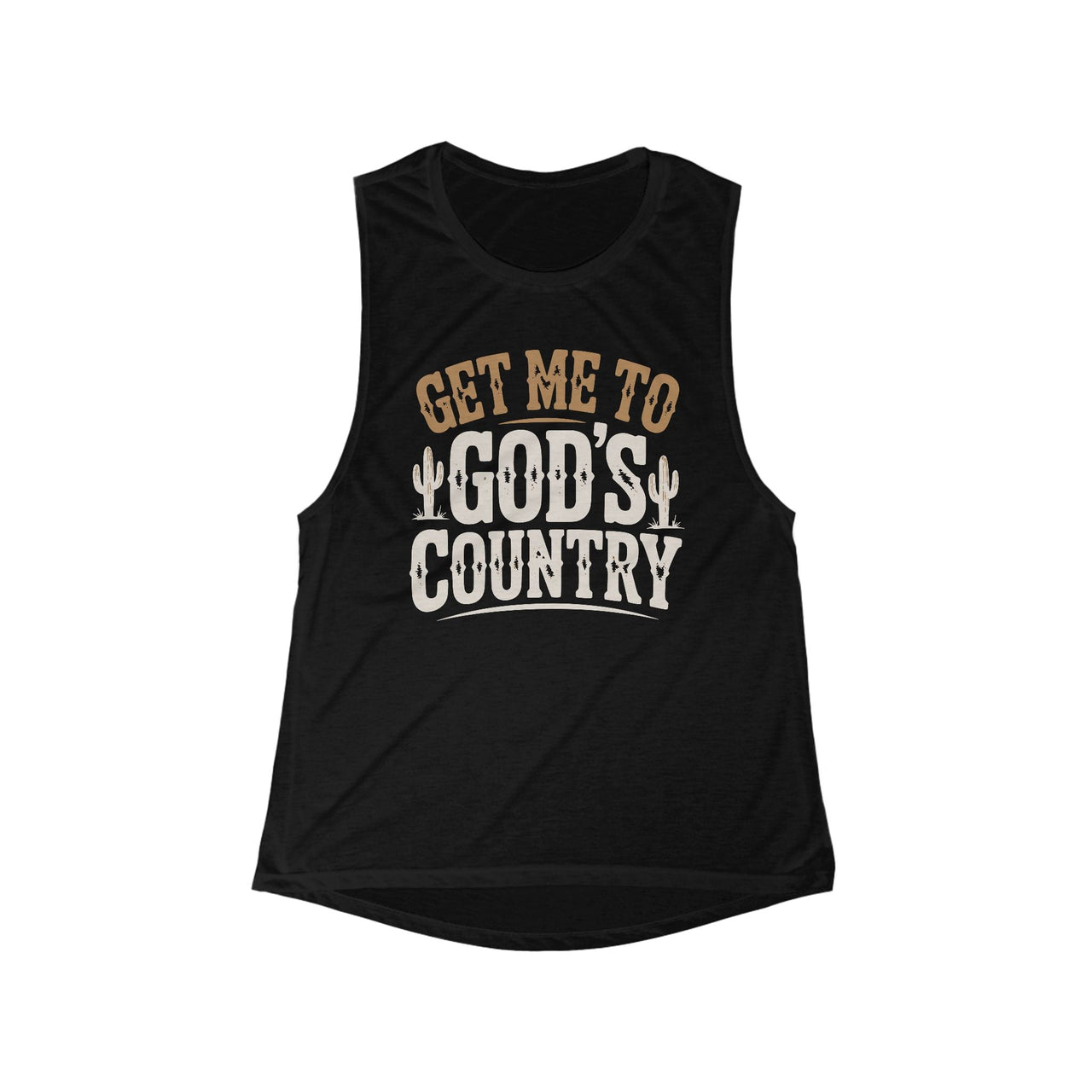 Wallen Get Me To God's Country Muscle Tank - Sunlit Funlit Country Music Tees