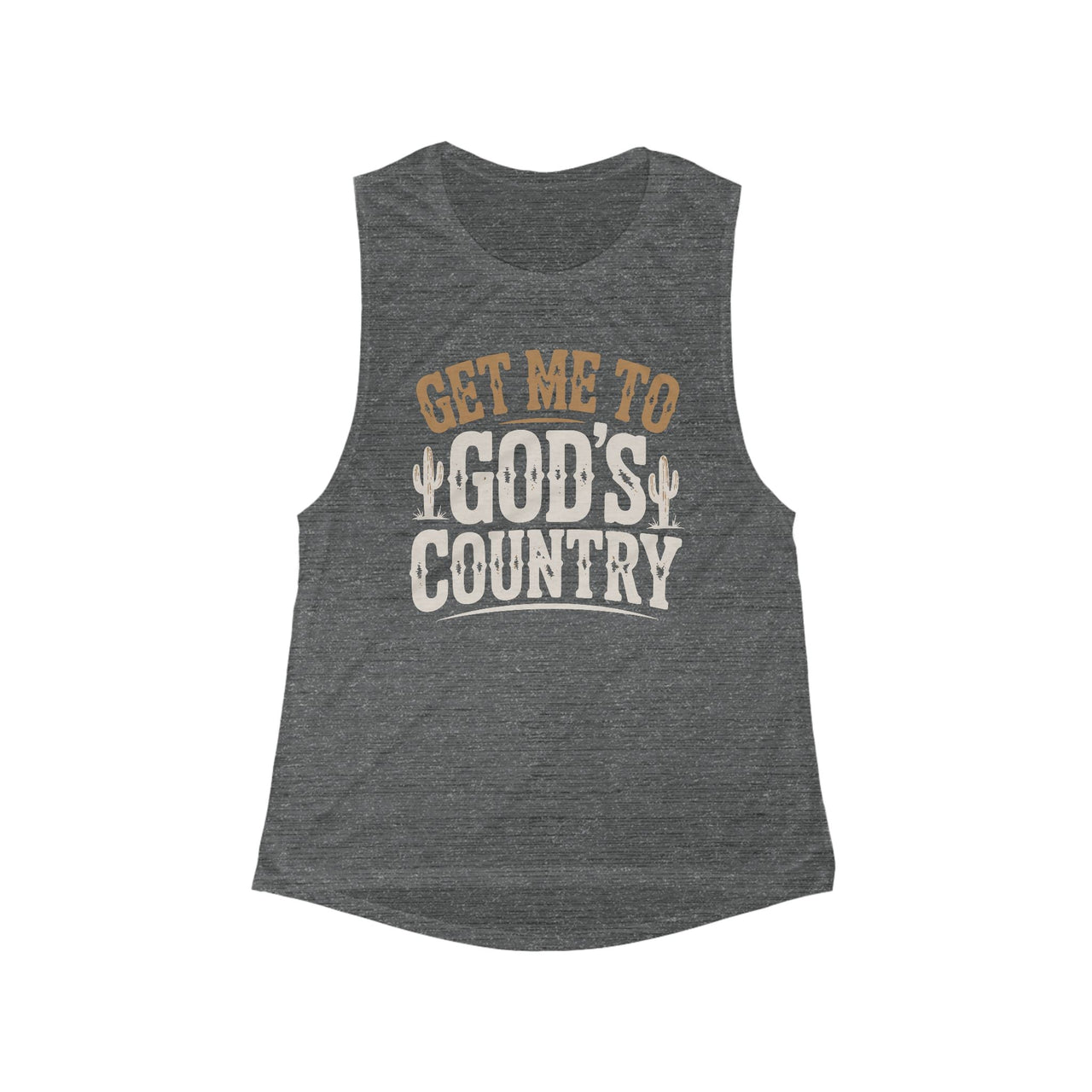 Wallen Get Me To God's Country Muscle Tank - Sunlit Funlit Country Music Tees
