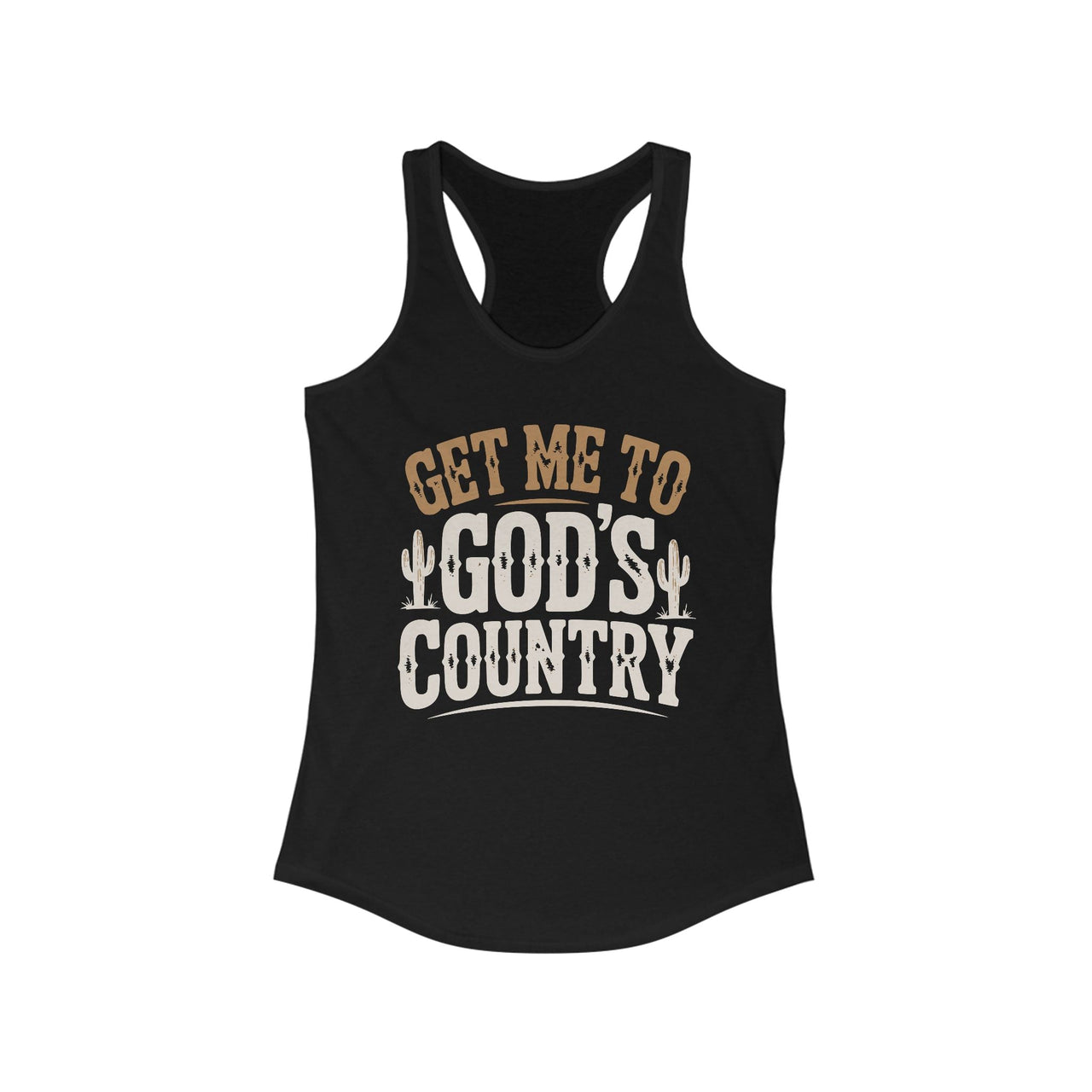 Wallen Get Me To God's Country Racerback Tank - Sunlit Funlit Country Music Tees