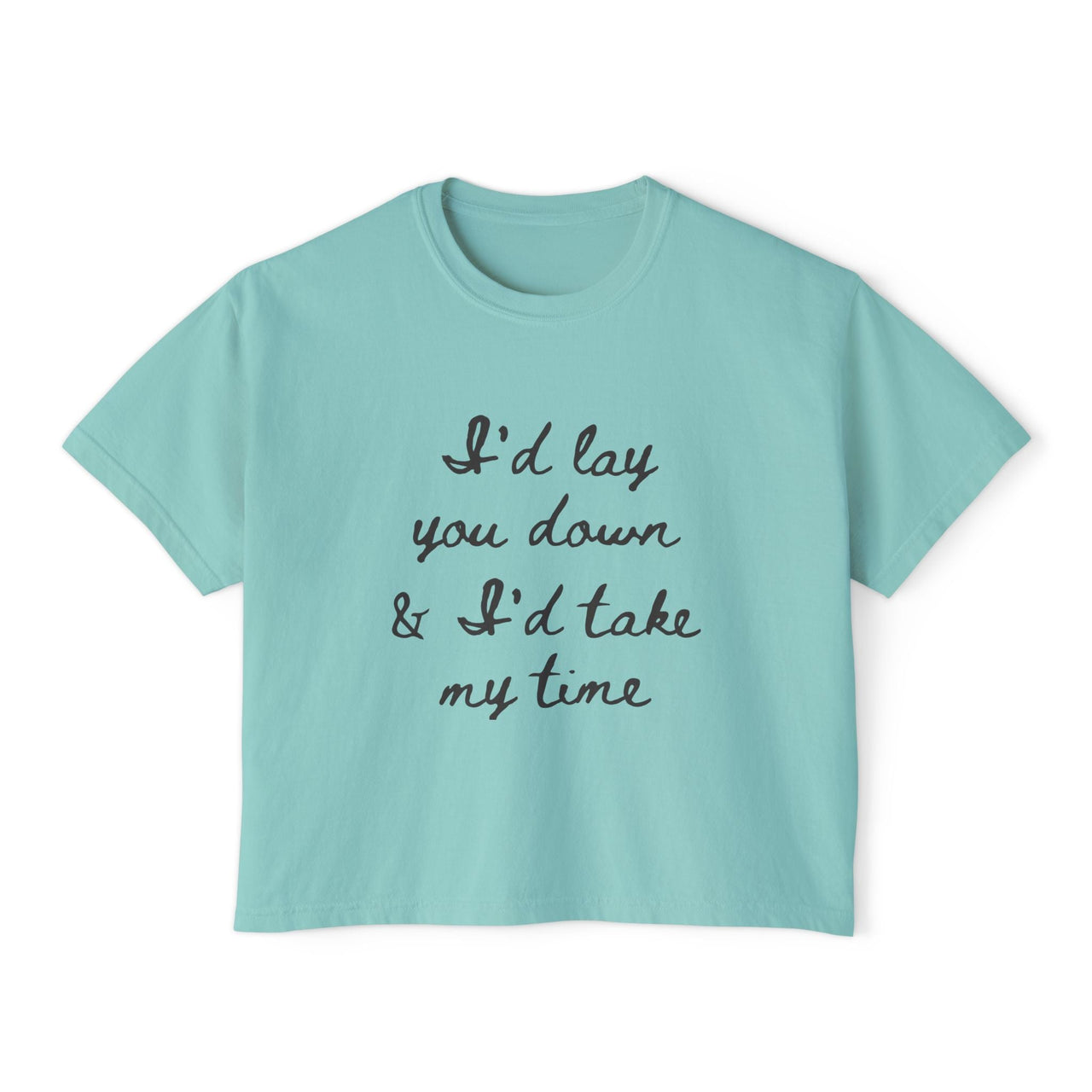 Wallen If You Were Mine Comfort Colors Boxy Cropped Tee - Sunlit Funlit Country Music Tees