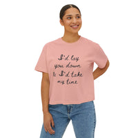 Thumbnail for Wallen If You Were Mine Comfort Colors Boxy Cropped Tee - Sunlit Funlit Country Music Tees