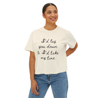 Thumbnail for Wallen If You Were Mine Comfort Colors Boxy Cropped Tee - Sunlit Funlit Country Music Tees