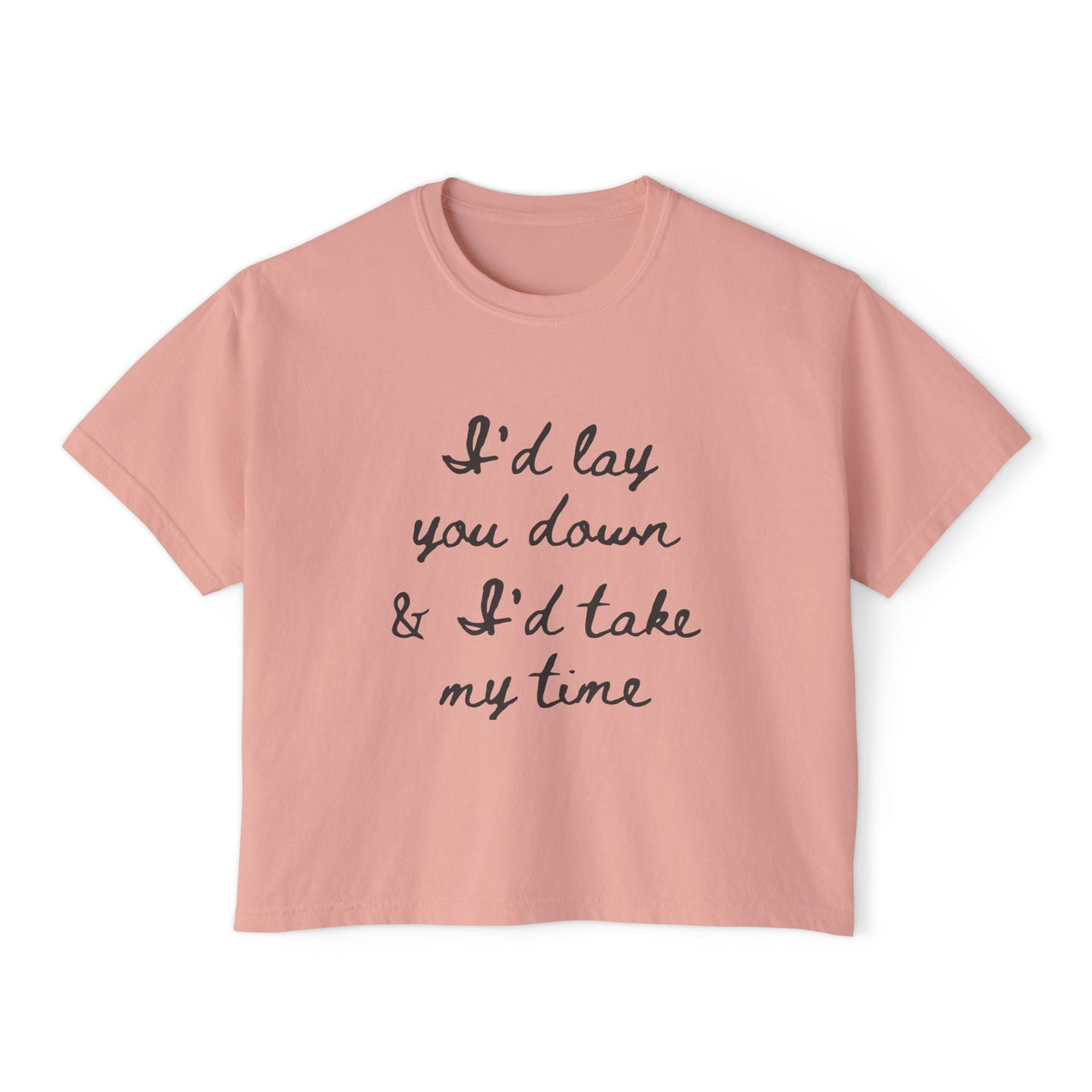 Wallen If You Were Mine Comfort Colors Boxy Cropped Tee - Sunlit Funlit Country Music Tees