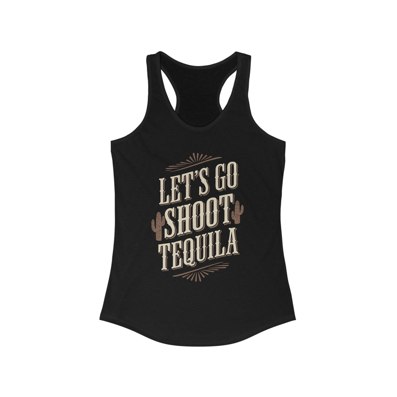 Wallen Let's Go Shoot Tequila Racerback Tank - Sunlit Funlit Country Music Tees
