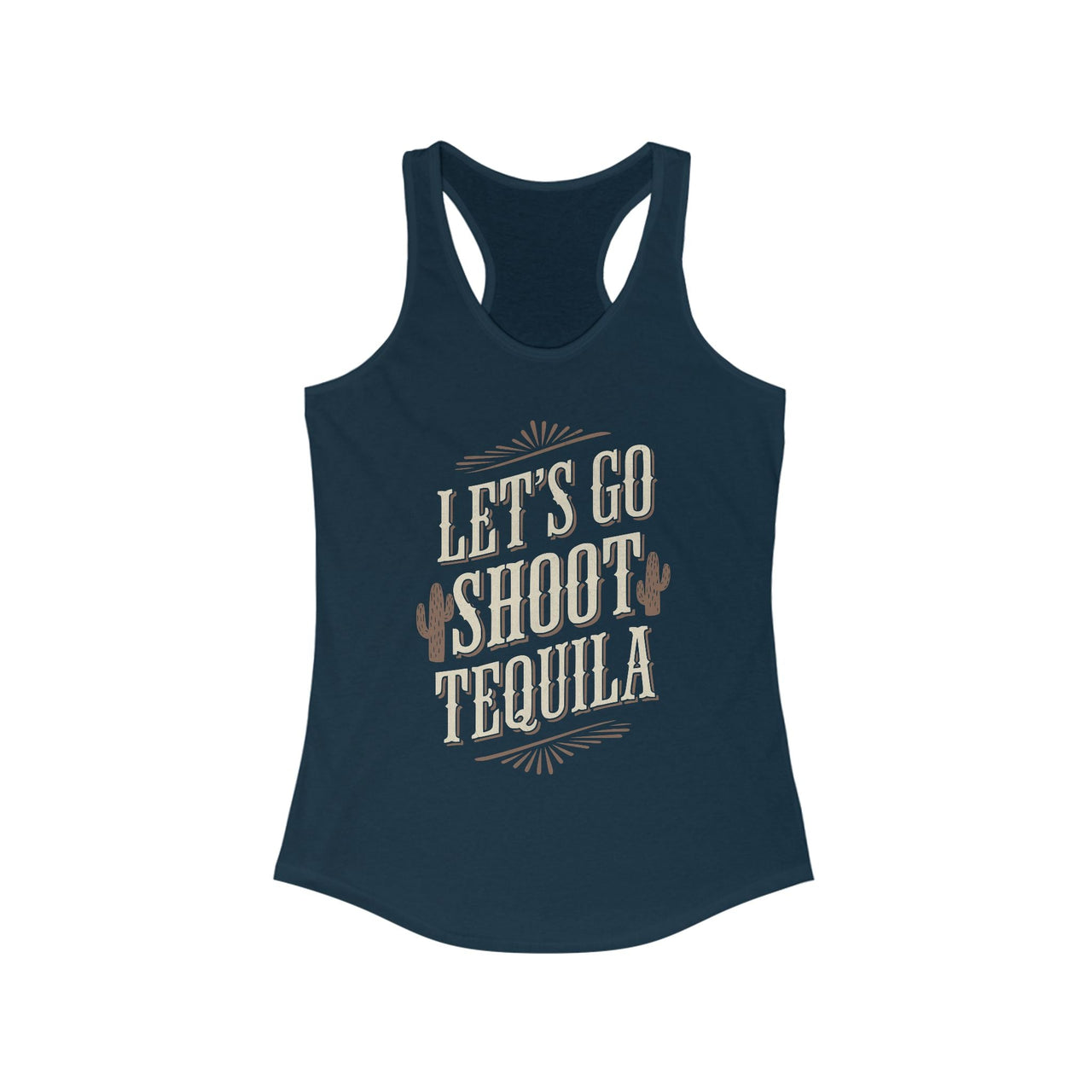 Wallen Let's Go Shoot Tequila Racerback Tank - Sunlit Funlit Country Music Tees