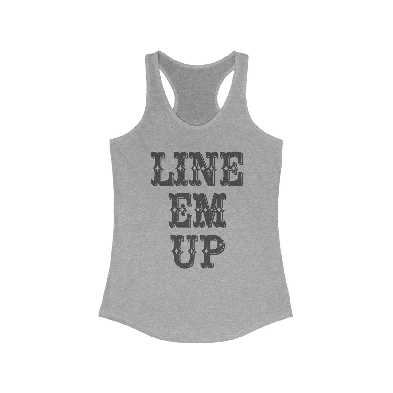Wallen Line Em Up Racerback Tank - Sunlit Funlit Country Music Tees