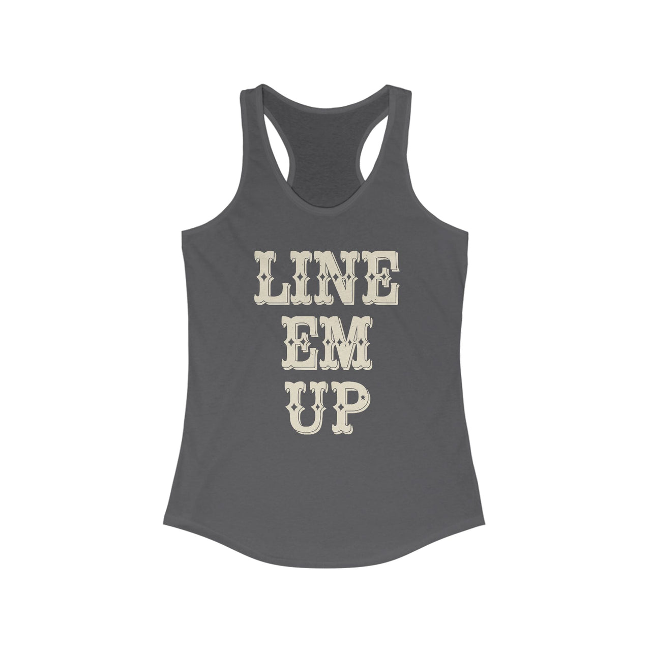 Wallen Line Em Up Racerback Tank - Sunlit Funlit Country Music Tees