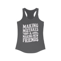 Thumbnail for Wallen Making Mistakes Racerback Tank - Sunlit Funlit Country Music Tees