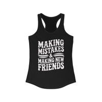 Thumbnail for Wallen Making Mistakes Racerback Tank - Sunlit Funlit Country Music Tees