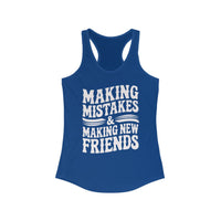 Thumbnail for Wallen Making Mistakes Racerback Tank - Sunlit Funlit Country Music Tees