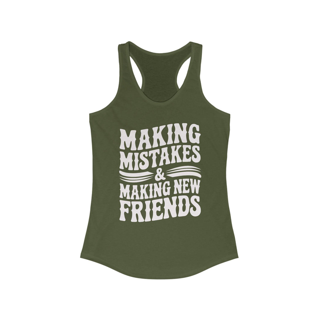 Wallen Making Mistakes Racerback Tank - Sunlit Funlit Country Music Tees