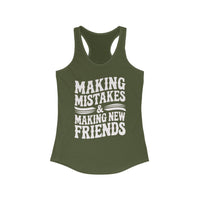 Thumbnail for Wallen Making Mistakes Racerback Tank - Sunlit Funlit Country Music Tees