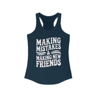 Thumbnail for Wallen Making Mistakes Racerback Tank - Sunlit Funlit Country Music Tees