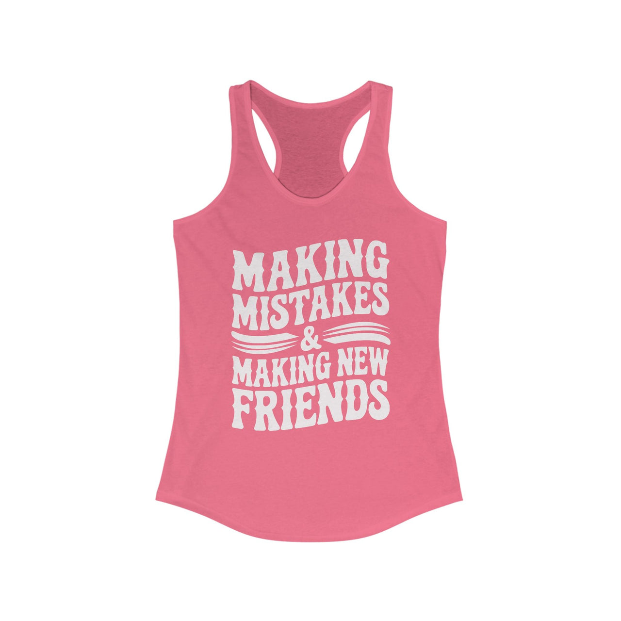 Wallen Making Mistakes Racerback Tank - Sunlit Funlit Country Music Tees