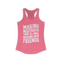Thumbnail for Wallen Making Mistakes Racerback Tank - Sunlit Funlit Country Music Tees