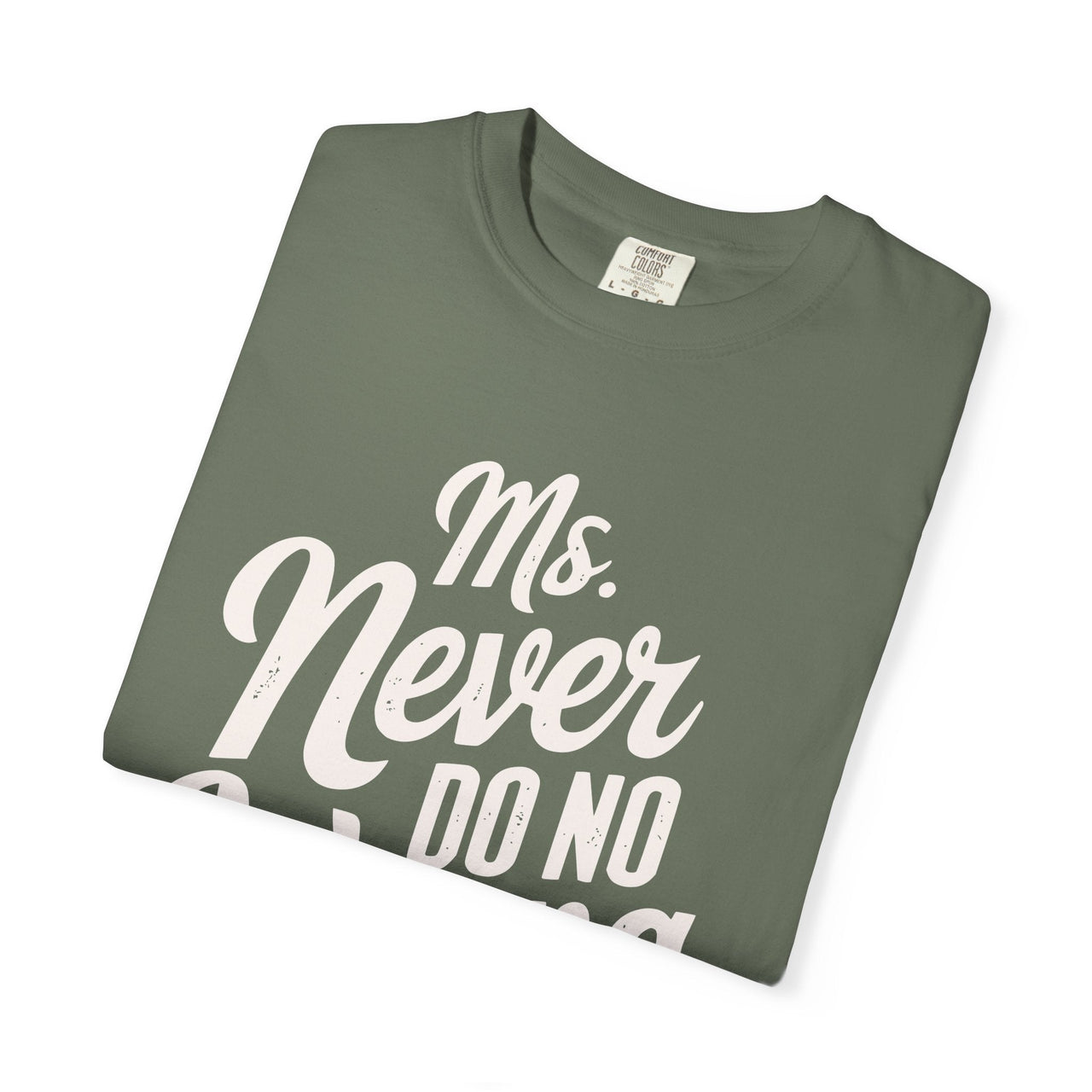 Wallen Ms Never Do No Wrong Comfort Colors Tee - Sunlit Funlit Country Music Tees