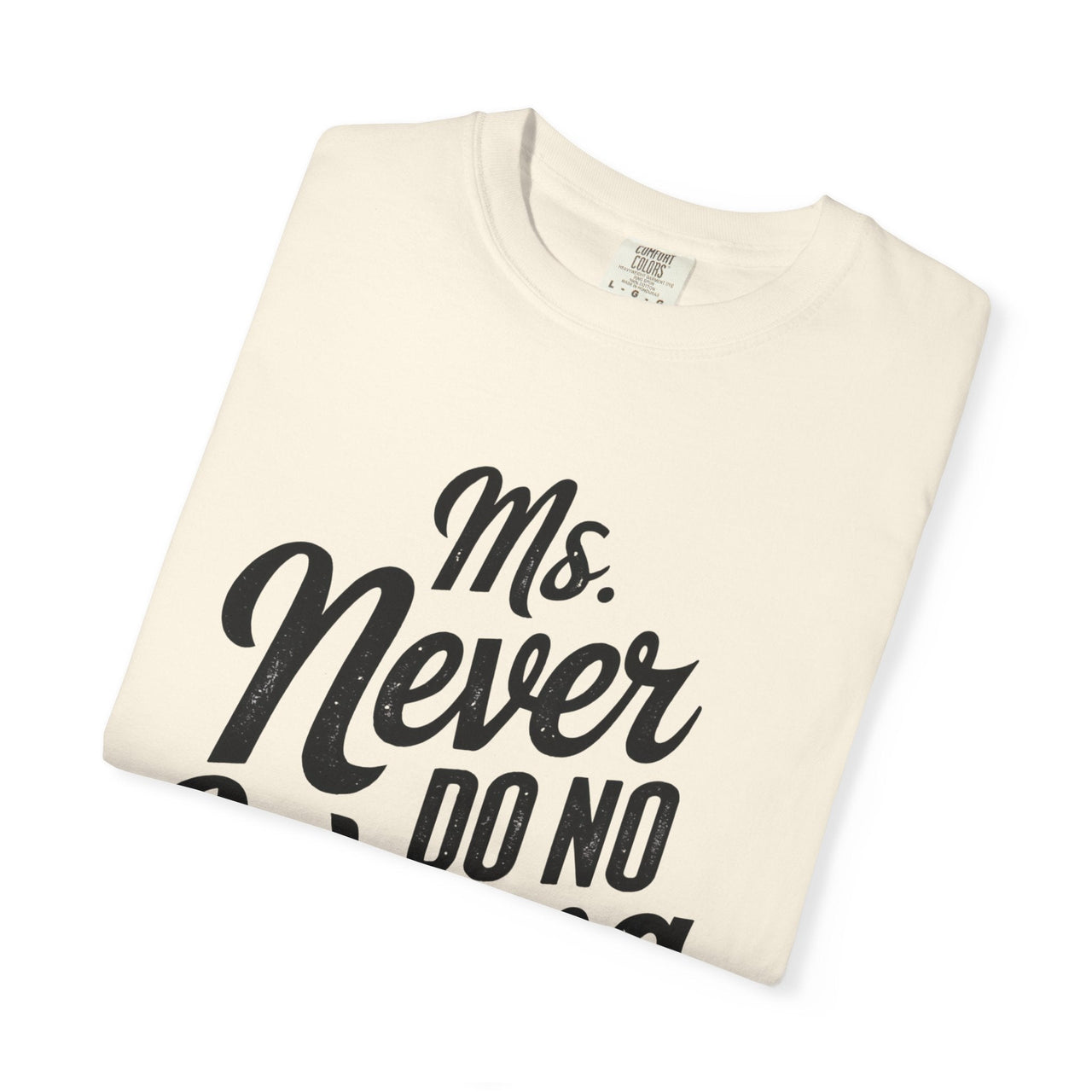 Wallen Ms Never Do No Wrong Comfort Colors Tee - Sunlit Funlit Country Music Tees