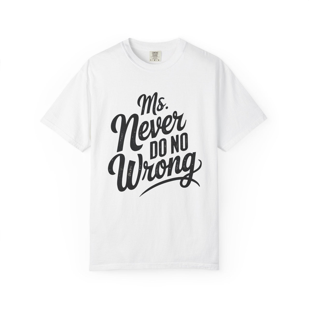 Wallen Ms Never Do No Wrong Comfort Colors Tee - Sunlit Funlit Country Music Tees