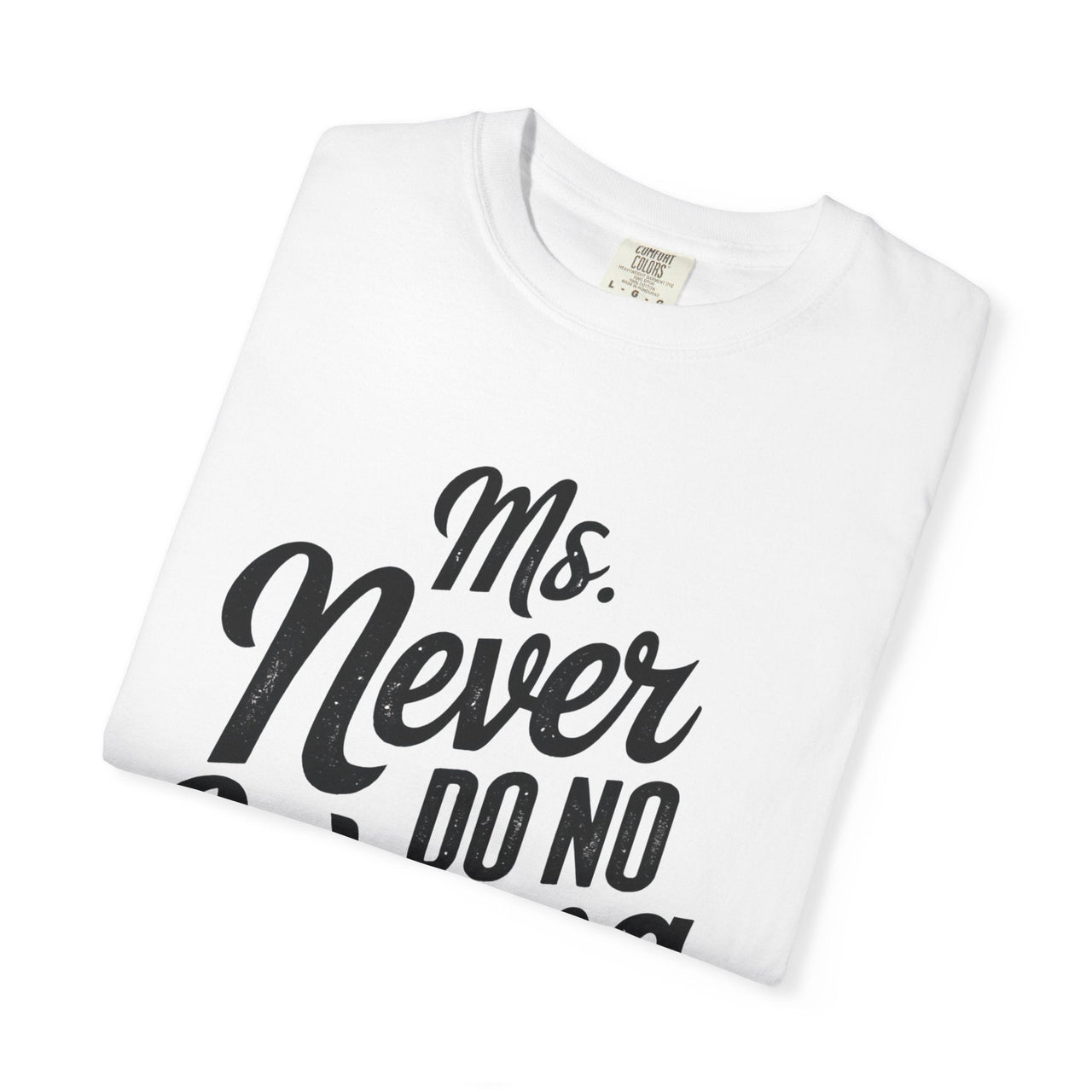 Wallen Ms Never Do No Wrong Comfort Colors Tee - Sunlit Funlit Country Music Tees