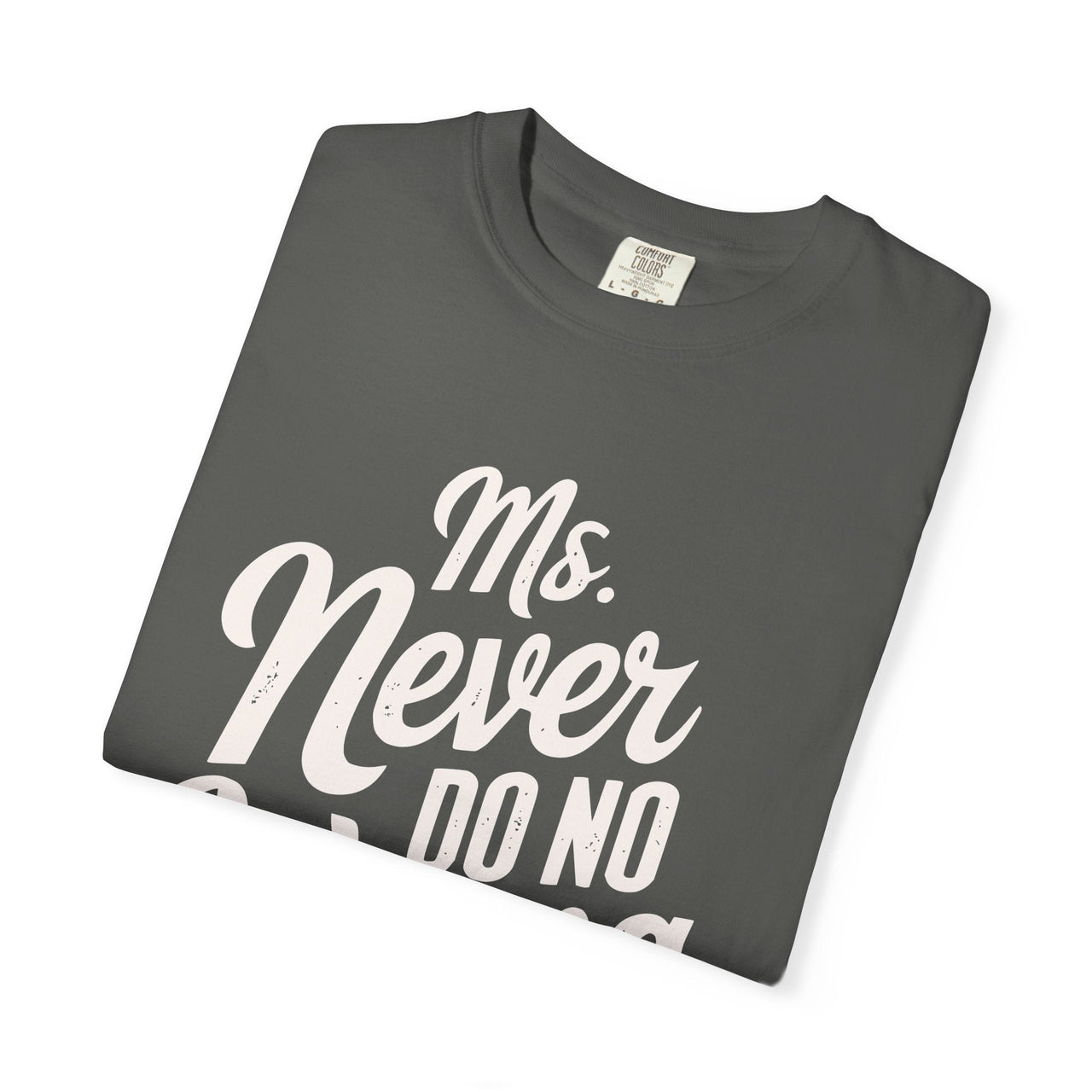 Wallen Ms Never Do No Wrong Comfort Colors Tee - Sunlit Funlit Country Music Tees