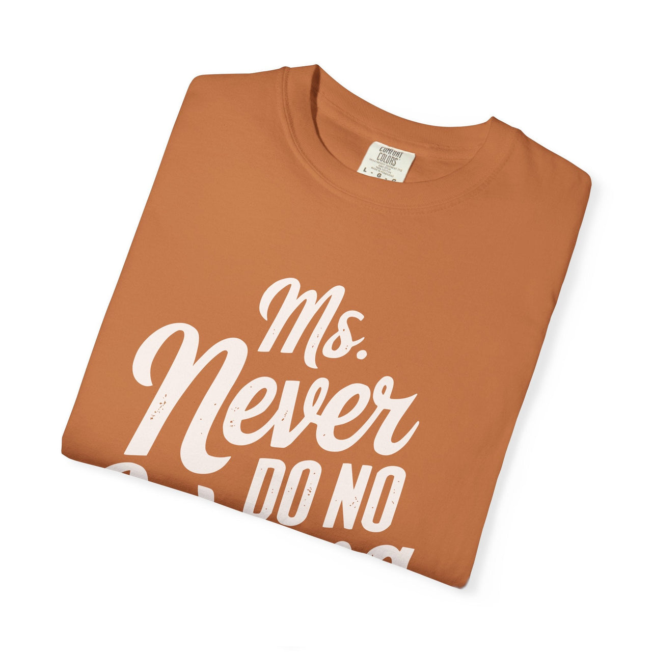 Wallen Ms Never Do No Wrong Comfort Colors Tee - Sunlit Funlit Country Music Tees