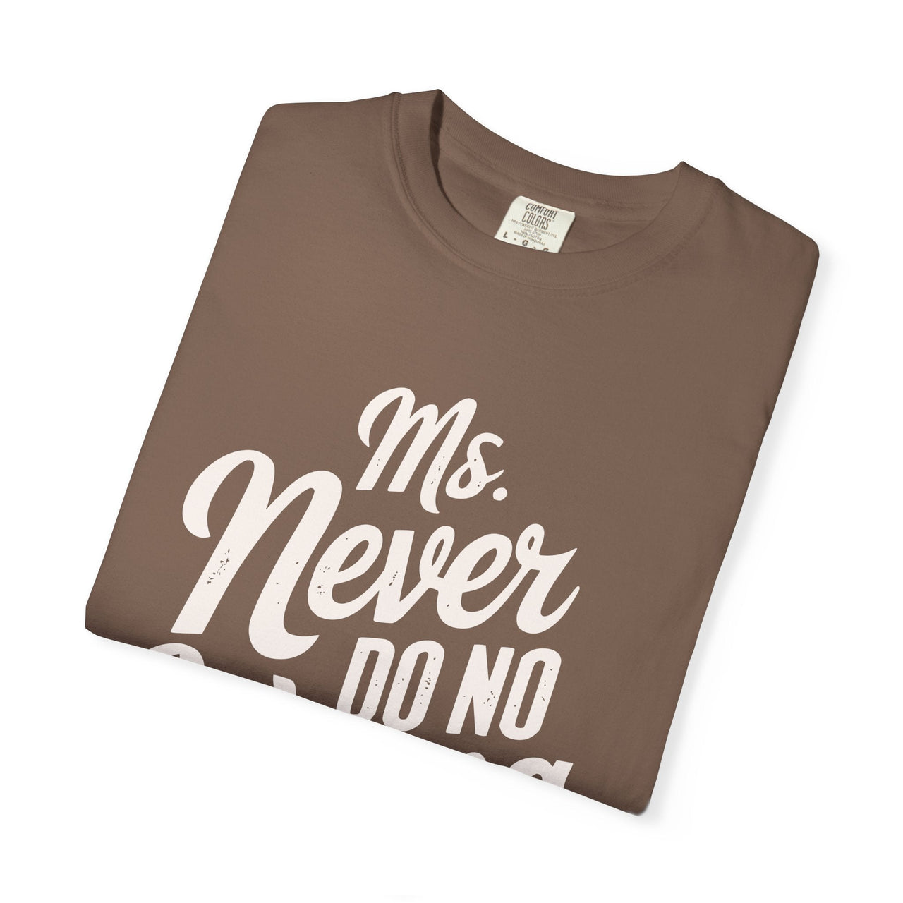 Wallen Ms Never Do No Wrong Comfort Colors Tee - Sunlit Funlit Country Music Tees