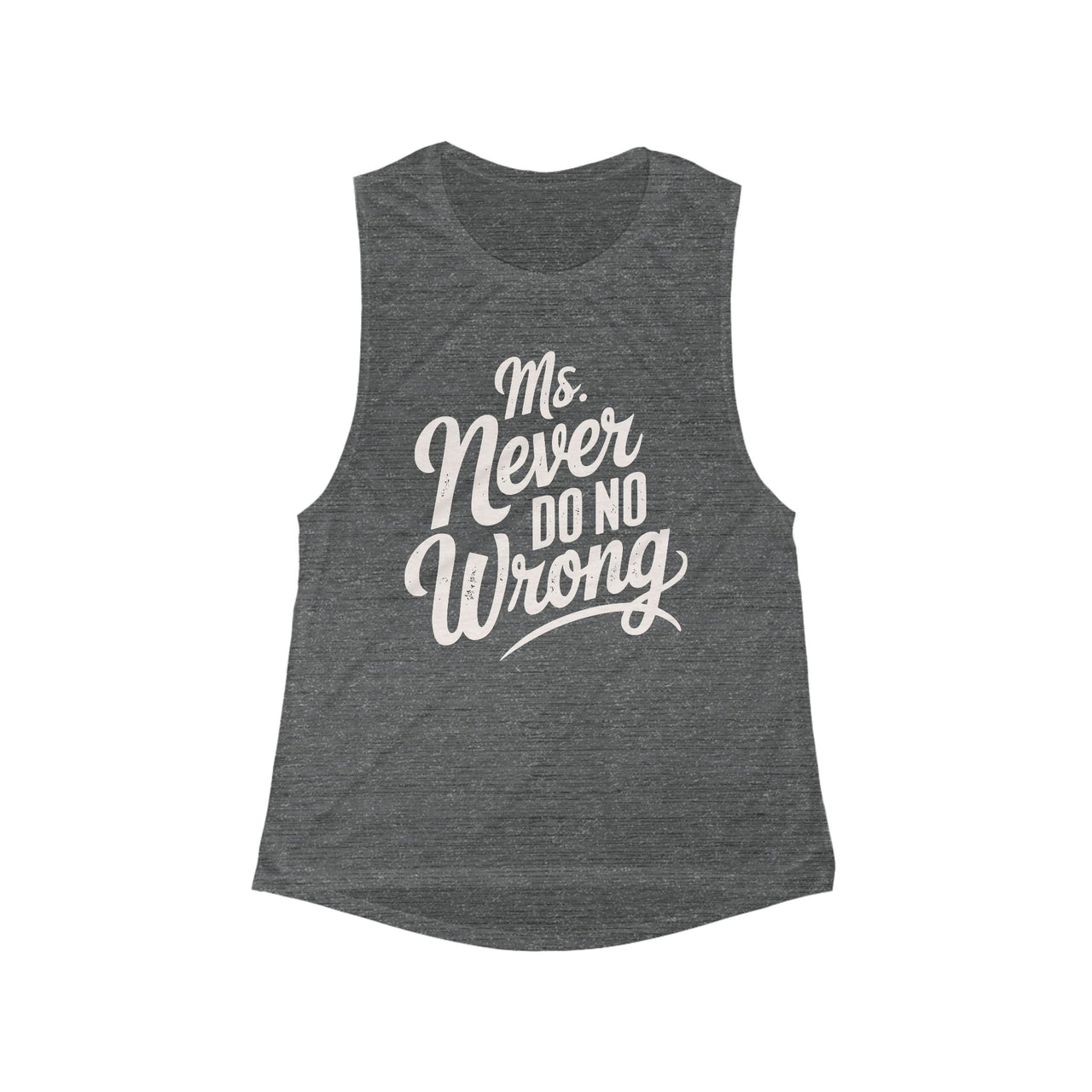 Wallen Ms Never Do No Wrong Muscle Tank - Sunlit Funlit Country Music Tees