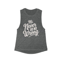 Thumbnail for Wallen Ms Never Do No Wrong Muscle Tank - Sunlit Funlit Country Music Tees