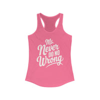 Thumbnail for Wallen Ms Never Do No Wrong Racerback Tank - Sunlit Funlit Country Music Tees