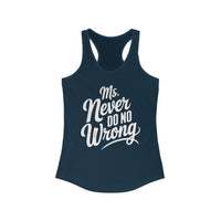 Thumbnail for Wallen Ms Never Do No Wrong Racerback Tank - Sunlit Funlit Country Music Tees