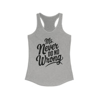 Thumbnail for Wallen Ms Never Do No Wrong Racerback Tank - Sunlit Funlit Country Music Tees