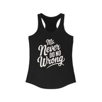 Thumbnail for Wallen Ms Never Do No Wrong Racerback Tank - Sunlit Funlit Country Music Tees