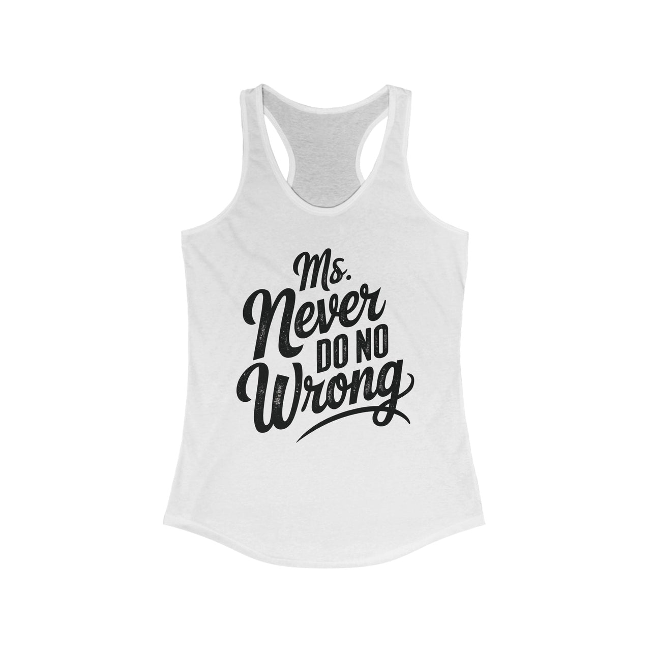Wallen Ms Never Do No Wrong Racerback Tank - Sunlit Funlit Country Music Tees