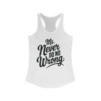 Thumbnail for Wallen Ms Never Do No Wrong Racerback Tank - Sunlit Funlit Country Music Tees