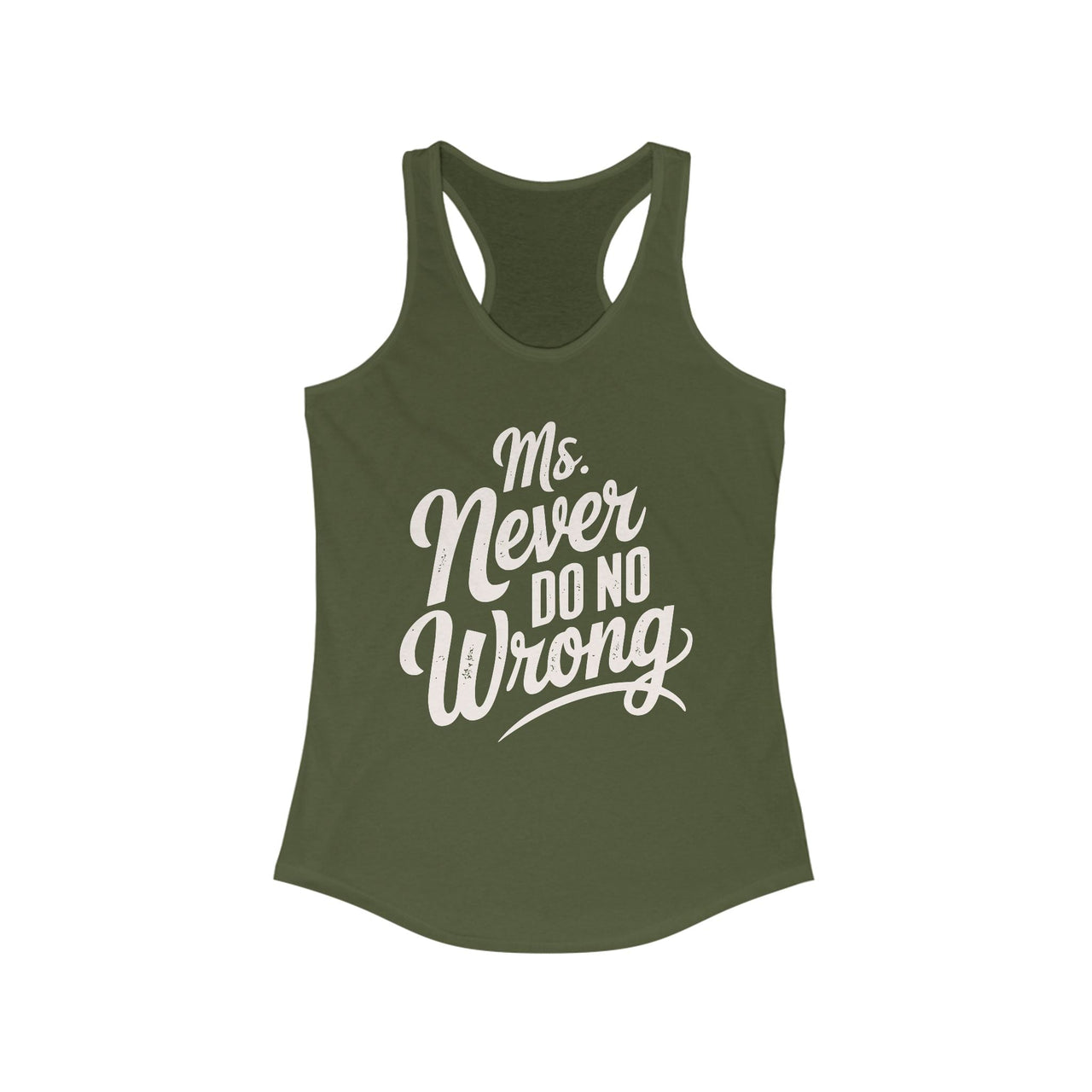 Wallen Ms Never Do No Wrong Racerback Tank - Sunlit Funlit Country Music Tees