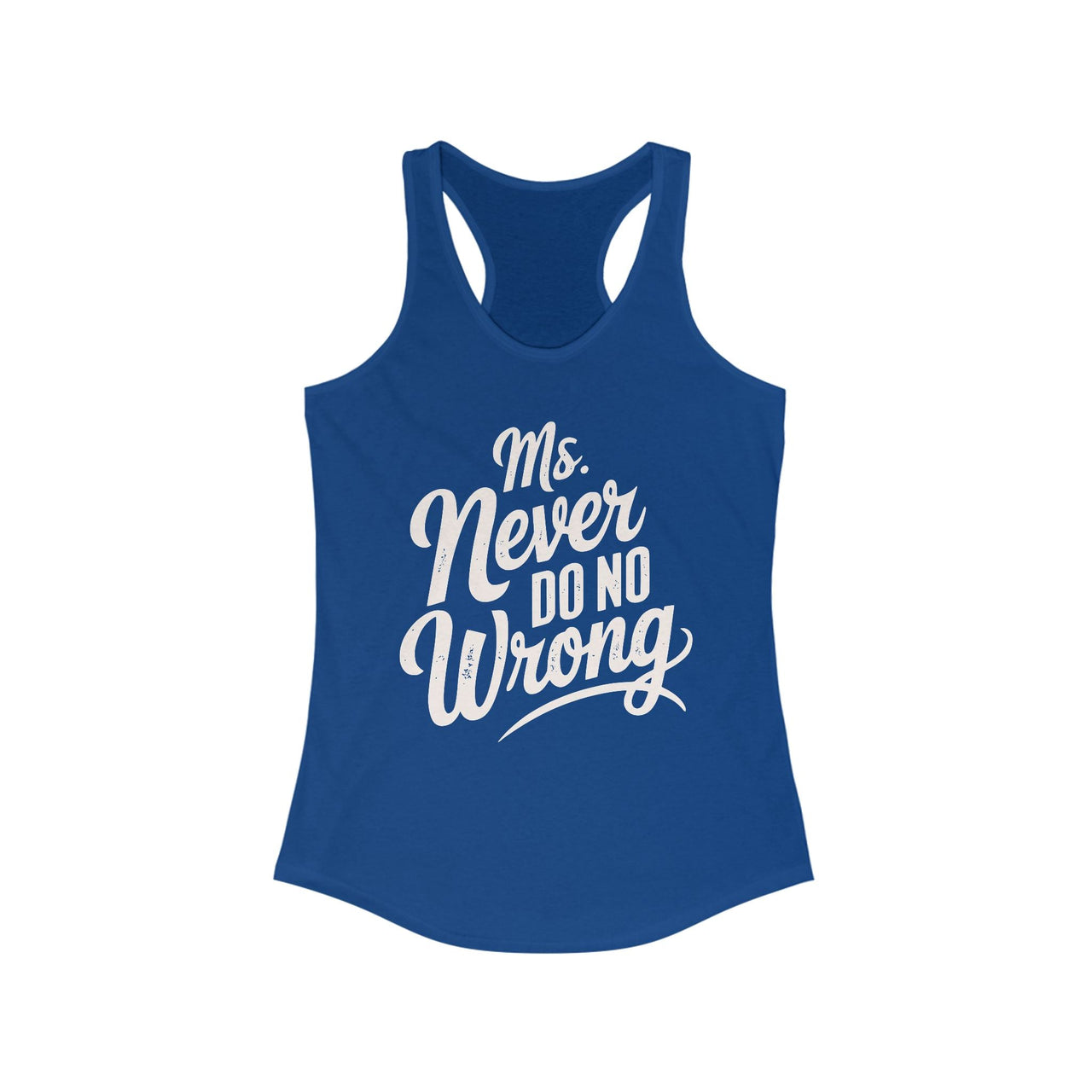 Wallen Ms Never Do No Wrong Racerback Tank - Sunlit Funlit Country Music Tees