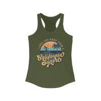 Thumbnail for Wallen Retro California Sunset Racerback Tank - Sunlit Funlit Country Music Tees