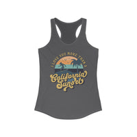 Thumbnail for Wallen Retro California Sunset Racerback Tank - Sunlit Funlit Country Music Tees