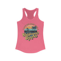Thumbnail for Wallen Retro California Sunset Racerback Tank - Sunlit Funlit Country Music Tees