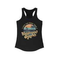 Thumbnail for Wallen Retro California Sunset Racerback Tank - Sunlit Funlit Country Music Tees