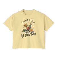 Thumbnail for Wallen This Bar Cocktail Boxy Tee - Sunlit Funlit Country Music Tees